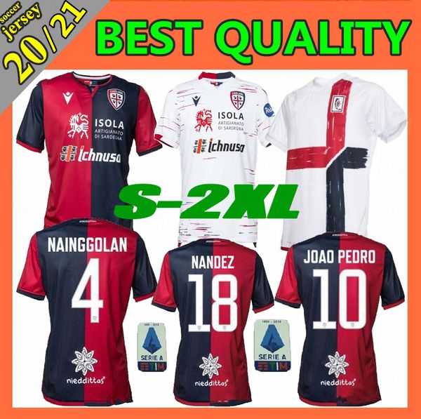 

19 20 каглиари футбол джерси 2020 2021 cerri joao педро ограниченным тиражом nainggolan nandez pavoletti юбилейную футболку, Black;yellow