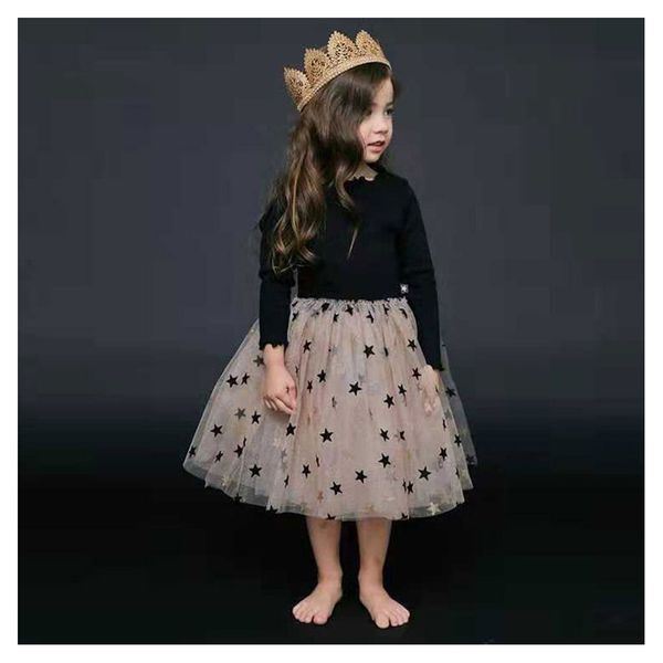 

girls designer dress lace dress for kids star princess dress british style elegant skirt autumn and winter new fashion style for kids, Red;yellow