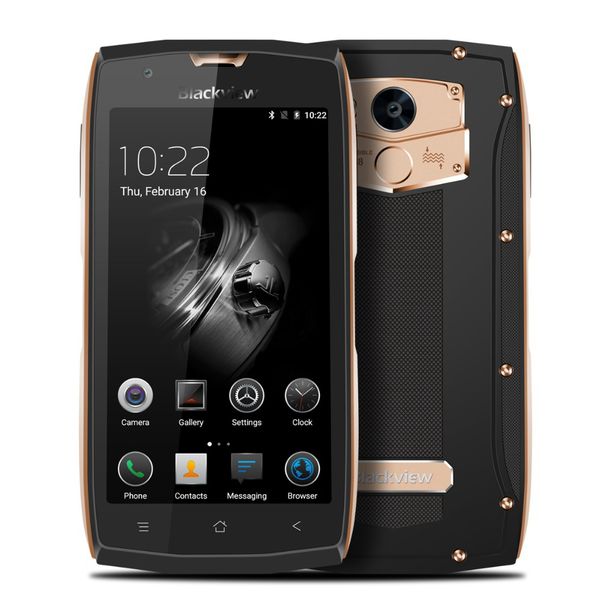 

ip68 waterproof blackview bv7000 4g lte 2gb 16gb 64-bit quad core mtk6737t android 7.0 5.0" ips 1920*1080 fhd fingerprint nfc gps smart