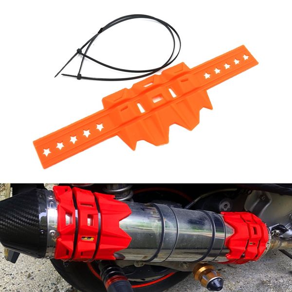 

for 690 smc/smc r motorcycle round oval exhaust protector protect can cover circle
