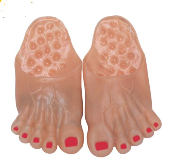 

halloween april fools day tricks toy ball makeup show hulk slippers shoe cover bigfoot tweezers, Black;white