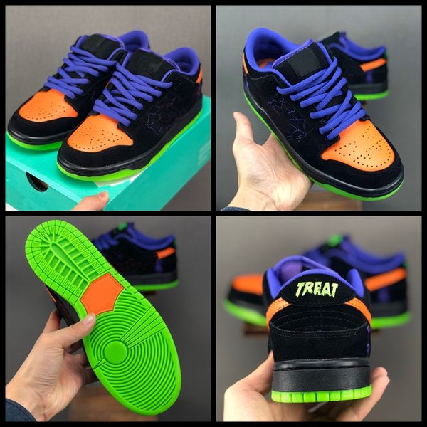 

sb dunk low night of mischief running shoes black orange volt halloween mens womens sports sneakers trainers baskets zapatos des chaussures