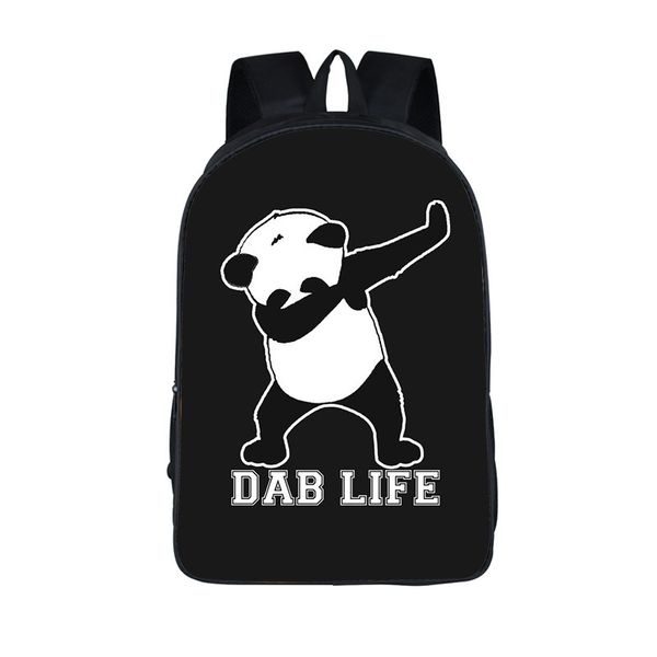 

dab panda backpack women lapschool bag for teenagers girls 16 inch kindergarten book bag rugzak vrouwen toddlers funny