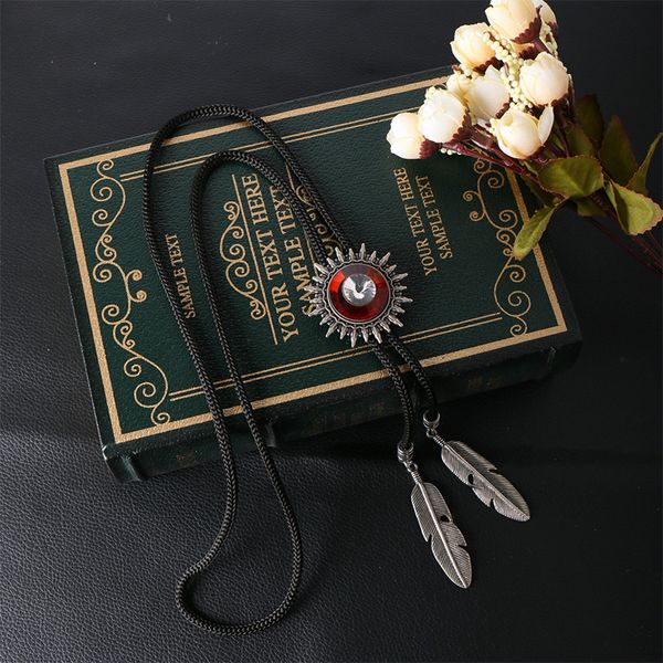 

new fashion red & gray rhinestone bolo ties for men cowboy style shoestring necktie vintage jewelry women bolo necklace neckwear, Blue;purple