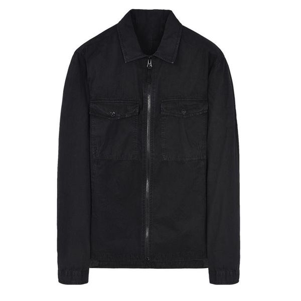 

18fw 107wn верхняя рубашка старая одежда краска рубашка topst0ney мужчины женщины куртка facshion хлопчатобумажное пальто топ hfls, Black;brown