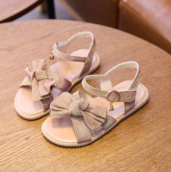 

summer leather sandals baby girls cute bling sequin princess sandals shoes toddler infant kids sneakers shoes for beach, Black;red