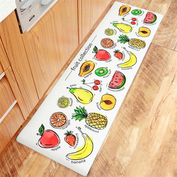 

japanese kitchen mat waterproof oilproof kitchen rug pvc leather anti-fatigue carpet non-slip wear-resistant 45*150cm