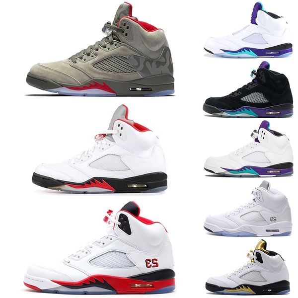 

new 5 5s mens basketball shoes suede red seme black fresh prince laney-royal men sport trainers shoes sneakers drop shipping