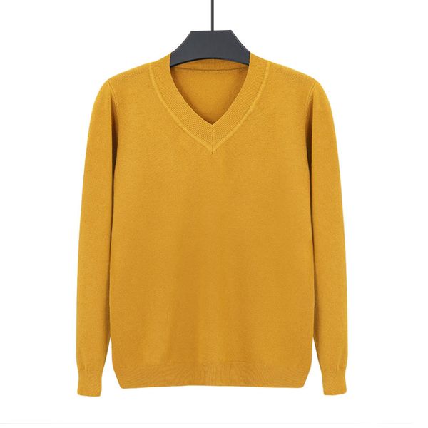 

fashion ladies solid basic v neck loose autumn winter knit pullover sweater casual women pull femme long sleeve sweaters, White;black