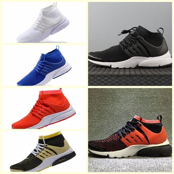 

npsth1 2019 prestos designer shoes high uppers acronym air mids white black blue yellow lava casual shoes for mens women shoe size36-45