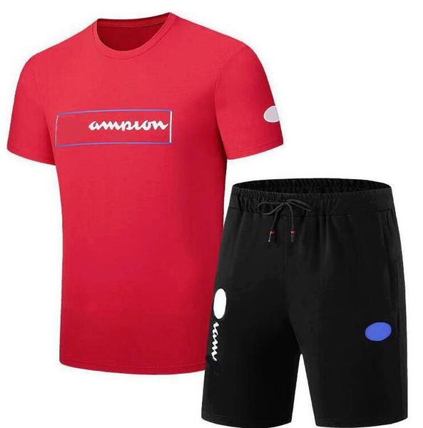 

20ss logo summer mens designer tracksuit letters printed brand sportsuits hommes shorts t-shirt track suit casual joggers sweat suit, Gray