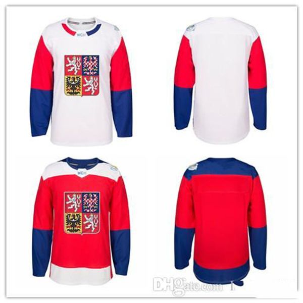 

изготовленный на заказ джерси 5xl 6xl team czech republic #68 jaromir jagr hockey jersey вышивка сшита настроить любое количество и название, Black;red