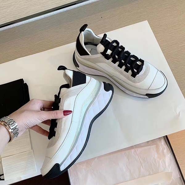 

2021 luxury designer shoes women /men casual shoes high-end sports brand platform crystal bottom fashion slide outdoor shoes with box, Black