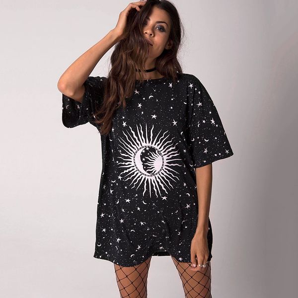 

2020 fashion women's t-shirt summer new loose short-sleeved women's round neck design printed t-shirt size s-xl, White