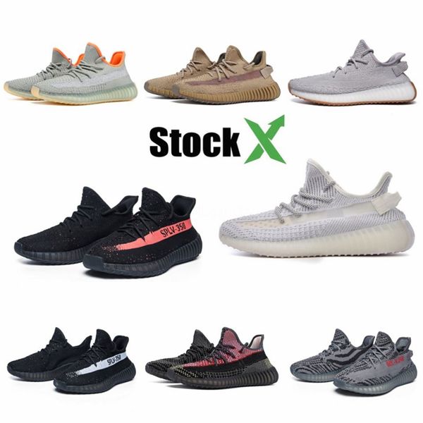 

hyperspace clay glow true form static kanye west running shoes sneakers red v 2 mens women man 2020 luxury designers trainers shoes #qa495