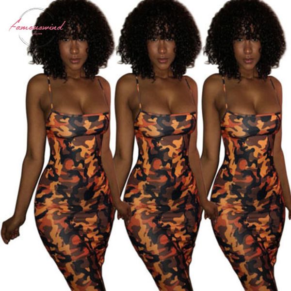 

ladies womens print pleated dresses clothing sleeveless women military wind camouflage party wear suspender braces one piece dress, Black;gray