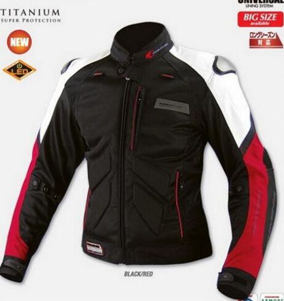 

new komine jk-036 titanium leather net motorcycle men's motocross jacket jacket motorcycle racing grand prix series 12