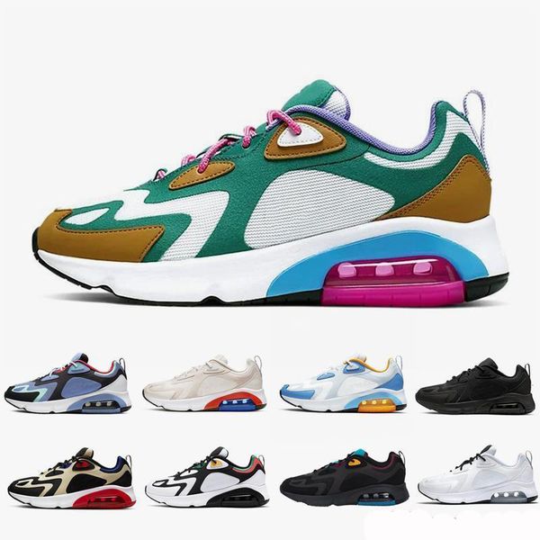

men running shoes maxes 200 bordeaux desert sand mystic green triple black royal mens trainers athletic outdoor sports sneakers sale
