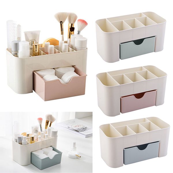 

cysincos plastic makeup organizers box jewelry cosmetic storage box with drawer acrylic lipstick holder sundries case container