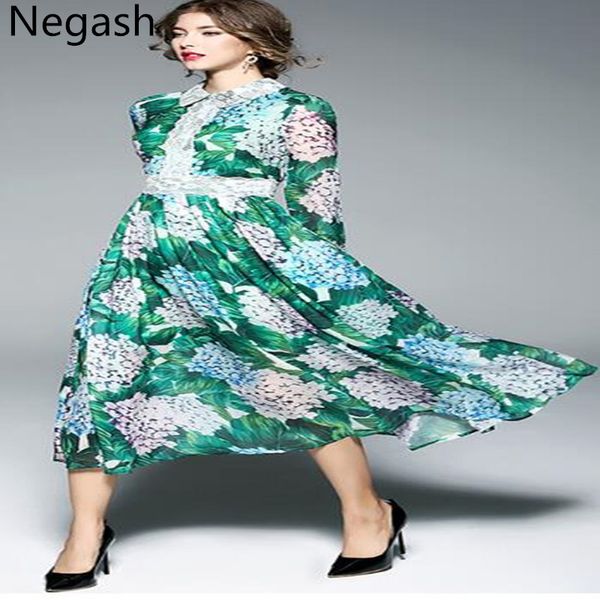 

designer runway dresses vestido de festa woman autumn winter lace patchwork party dress women vestidos lady, Black;gray