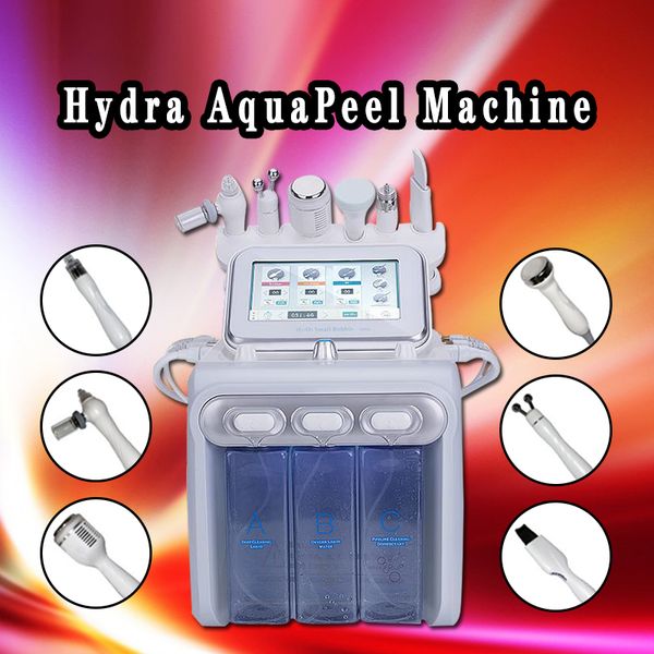 

2019 горячий h2-o2 маленький пузырь гидро-дермабразия оборудование aqua peel вода кислород jet jet peel h2o2 dhl / ce, Black;white