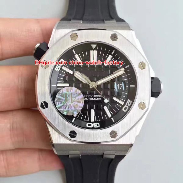 

3 style j v2 42mm offshore diver 15710 15703 15710st.oo.a002ca.01 swiss cal.3120 movement automatic mens watch watches, Slivery;brown