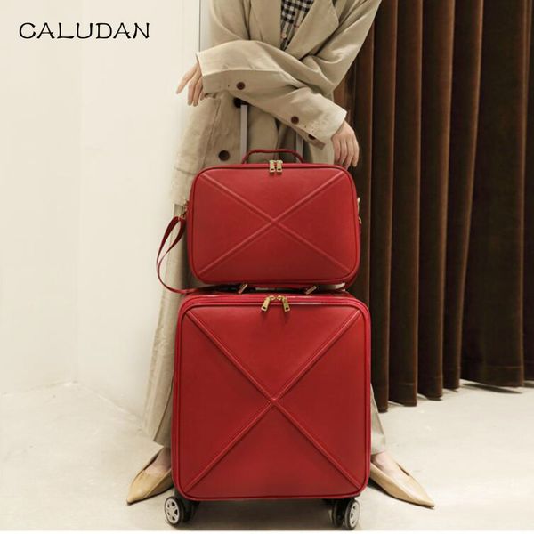 

caludan мужской кожаный чемодан 18 "20" 24 "дюймовый пансион для ручной клади