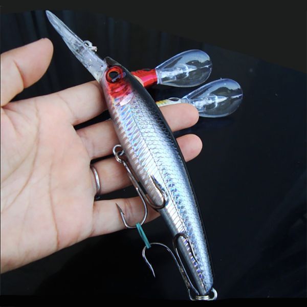 

seayou 54g minnow sea fishing crankbait bass hard bait tuna lures wobbler trolling lure treble hook