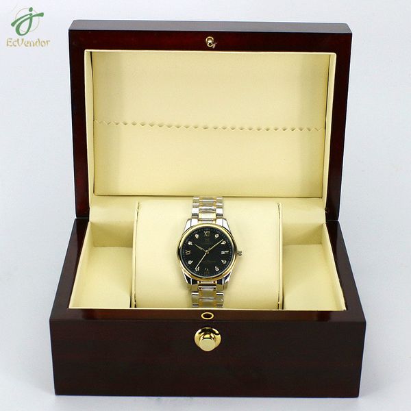 

watch box jewelry display collection storage case watch organizer box holder reloj caixa relogio wood boxes dropshipping, Black;blue