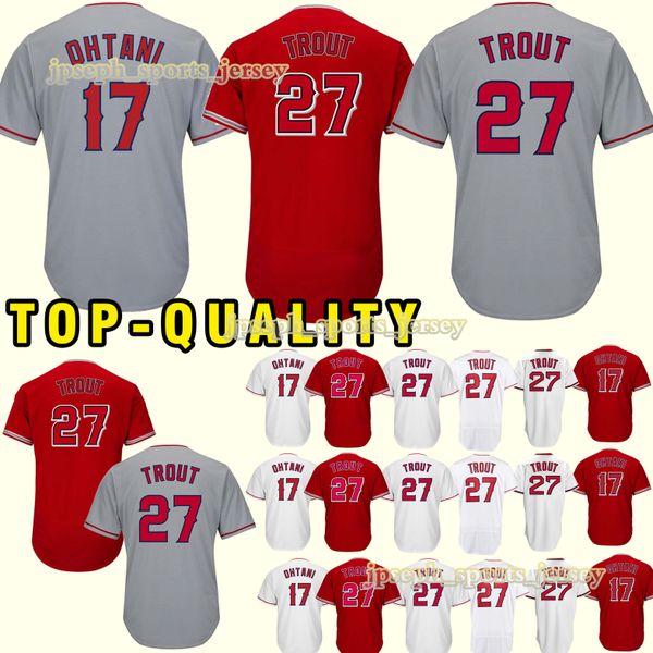 

Los Angeles Ange 27 Mike Trout 17 Shohei Ohtani Jersey 2019 New superior quality Top MEN Jerseys