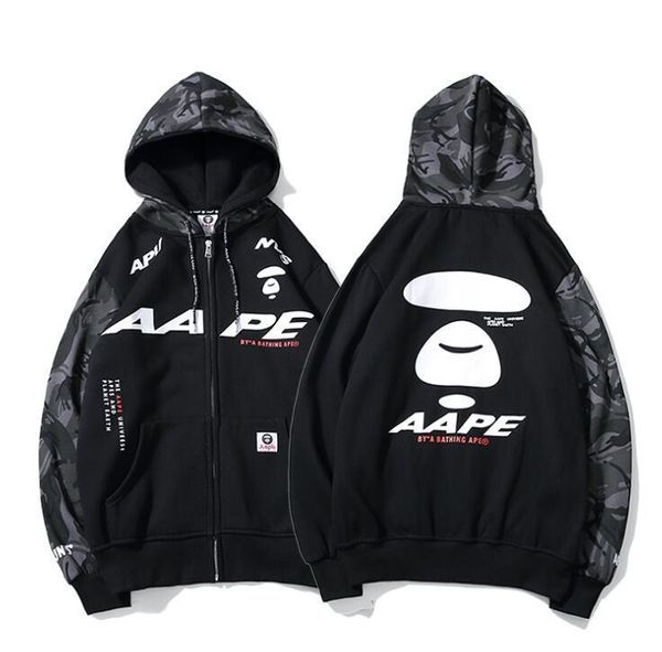 

pkorliaape hoodie white luxury ssbrand классический shark yuan rentou с капюшоном на молнии рубашка толстовка пуловер высокого качества спос, Black