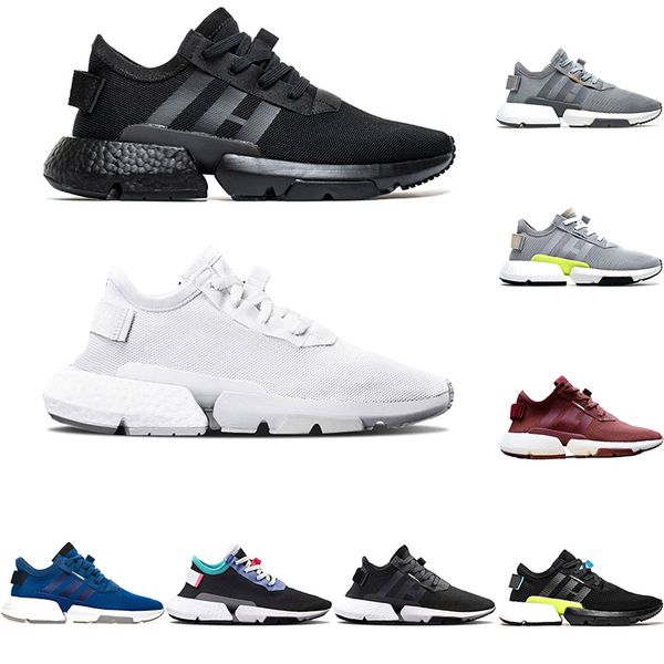 

Adidas Originals P.O.D S3.1 System 2019 P.O.D-S3.1 Система Кроссовки Мужчины Женщины Тройной Черный Бел