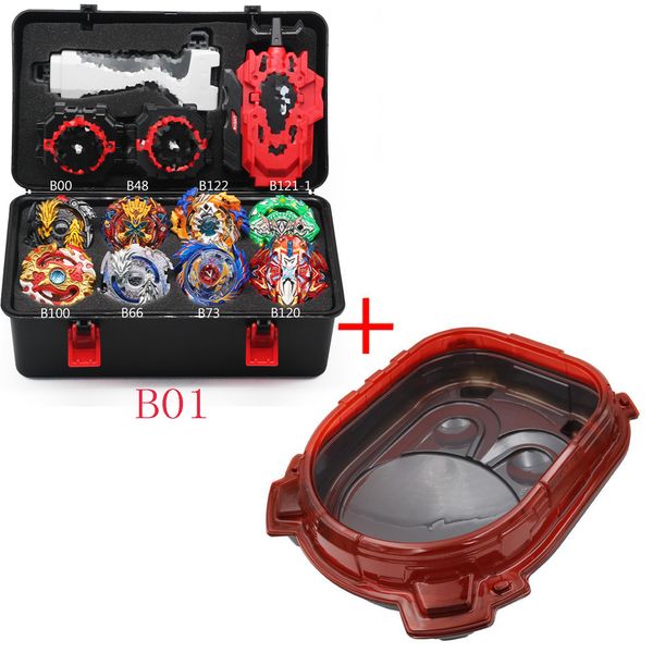 

beyblade burst b155 bey blade toy metal funsion bayblade set storage box with handle launcher plastic box toys for children