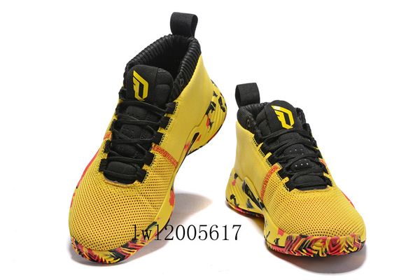 

2019 Lillard Dame 5 CNY All Skate Yellow Green backetball shoes Cheap High quality 4 Sports Sneakers Damian 5s Mens Trainers Size7-12