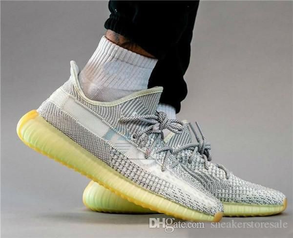 

new release desert sage yeshaya yecheil yeezreel reflective women mens shoes running sneakers clay white zebra designer sports sneakers