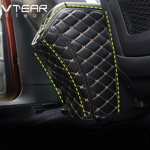 

vtear for for 3008 3008gt 5008 car armrest anti-kick pad leather protective case car anti-dirty mat cover 2018 2019 2020