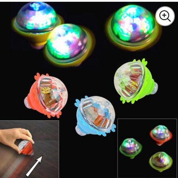 

dazzling toys light up spinner led light up inertia gyro peg rotating flashing kids toys