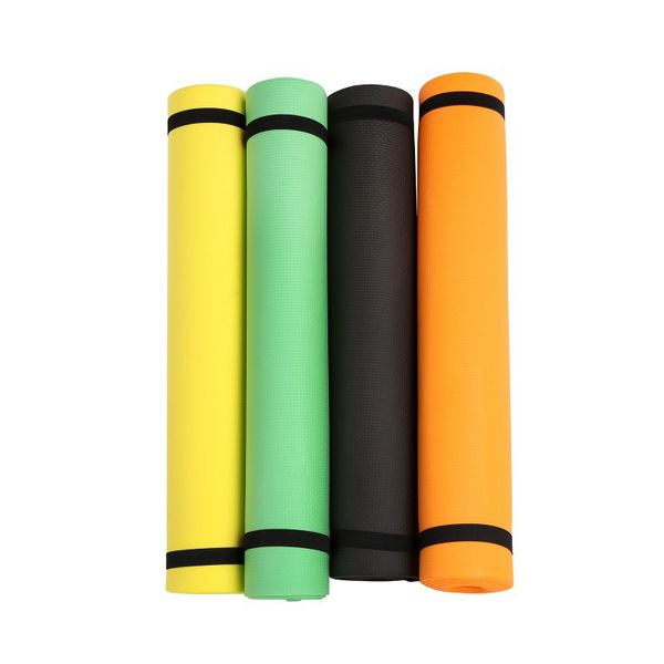 

solid color eva yoga mat sports outdoor camping moisture sports pad 4mm fitness blanket new