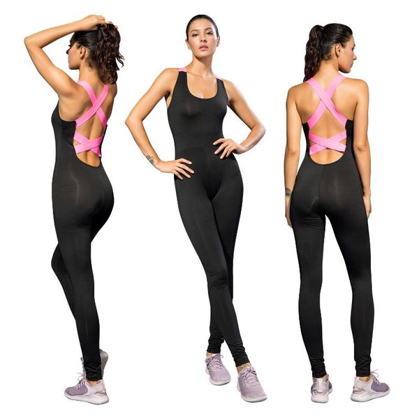 

women gym fitness clothes sport clothing backless sport suit sweat suit workout tracksuit for gym yoga women set, White;red