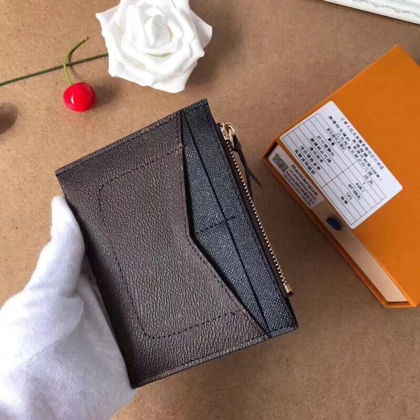

высокое качество дизайнер держатель карты держатель кредитной карты натуральная кожа классический известный пакет банковских карт мужской ди, Brown;gray