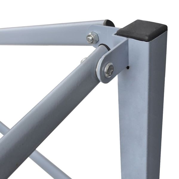 

professional party tent foldable 3 x 3 m steel white garden sets