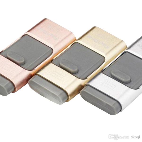 

я-сторер usb кабель 3 в 1 usb 2.0-флэш-накопитель реальная 8 гб 16 гб 32 гб 64 гб я флэш-накопитель для android ios для windows