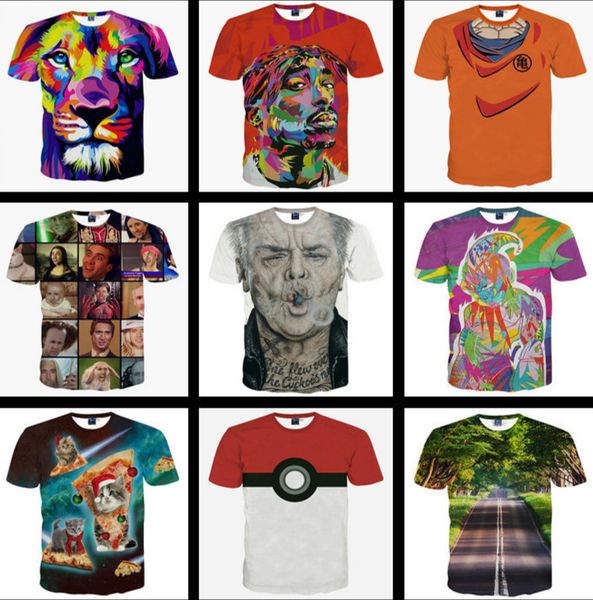 

summer men t shirt cute animals siberian husky t-shirts 3d print tshirt pullover tees shirts brand clothing, White;black