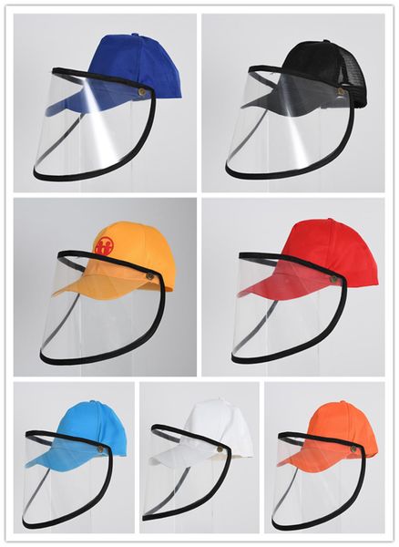 

protective outdoor baseball cap epidemic protection products anti-fog hat windproof dustproof and antivirus removable peaked cap a07