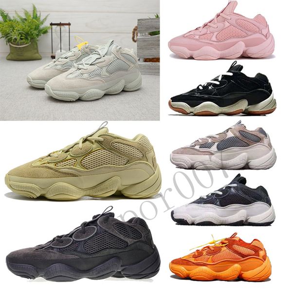 

2019 super moon 500 yellow blush designer kanye west utility black salt sneakers desert rat bone white chaussures sterna shoes men women