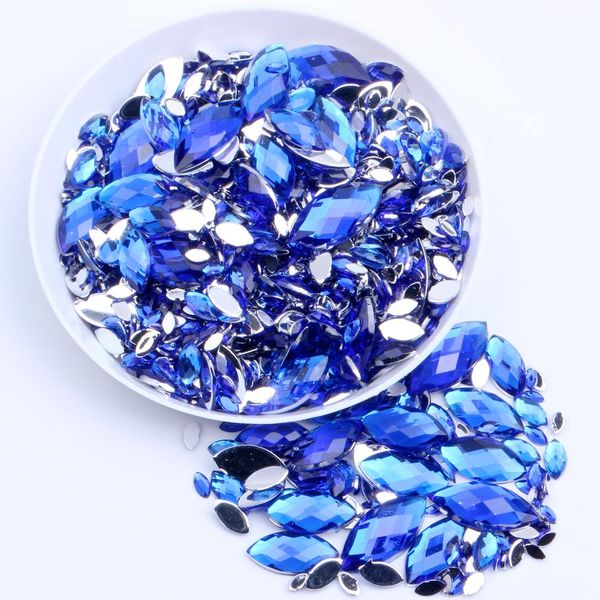 

2x4mm 10000pcs craft art diy gems marquise earth facets normal colors acrylic rhinestone strass nail art decorations, Silver;gold