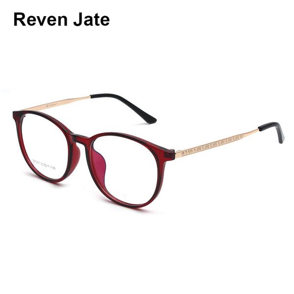 

reven jate s1017 acetate full rim flexible eyeglasses frame for men and women optical eyewear frame spectacles, Silver