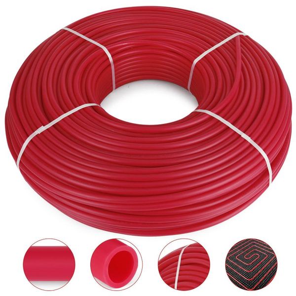 

pex tubing pex pipe oxygen barrier o2 evoh red radiant floor heat