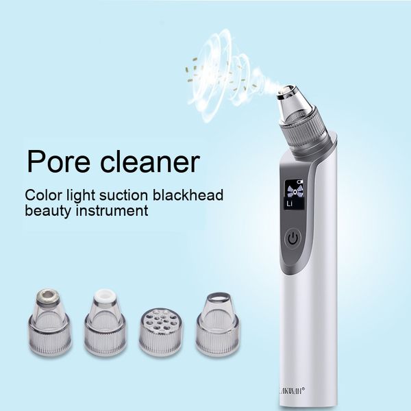 

ultrasonic vibration blackhead remover deep skin cleaning care instrument red blue light wave skin care instrument face clean