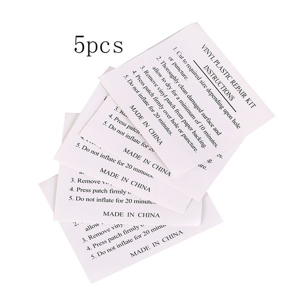

5pcs/set float air bed dinghies circular patches pvc puncture repair adhesive patch for inflatable toy swimming pools